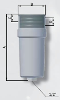 Магистральные фильтры очистки воздуха модели HF